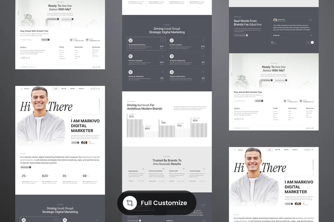 Markivo - Portfolio Freelancer