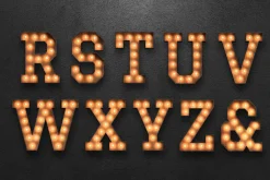 Marquee light Alphabet