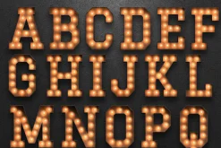 Marquee light Alphabet