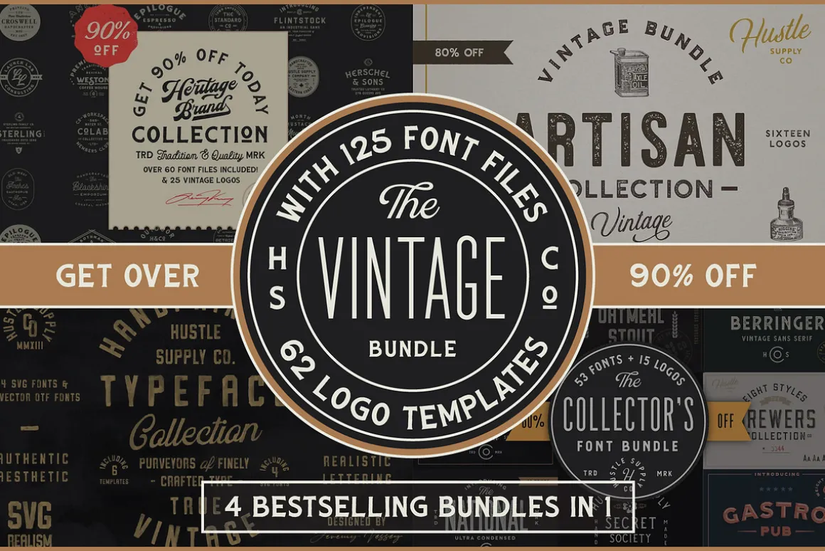 Massive Sale | 4 Bundles in 1!