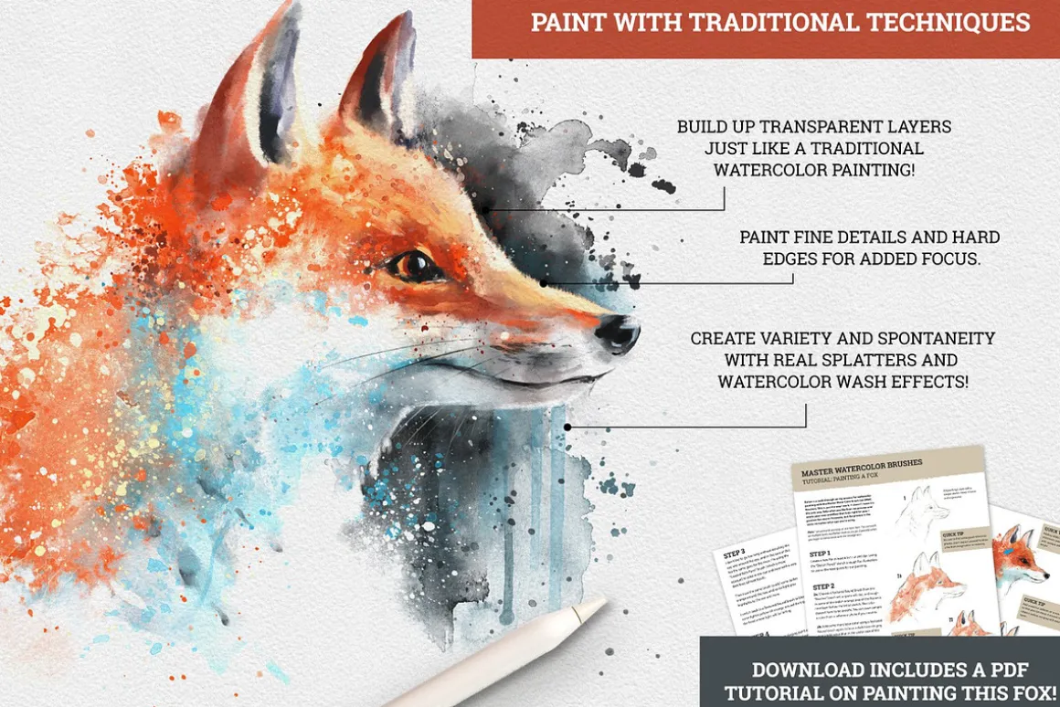 Master Watercolor Brushes - Ultimate