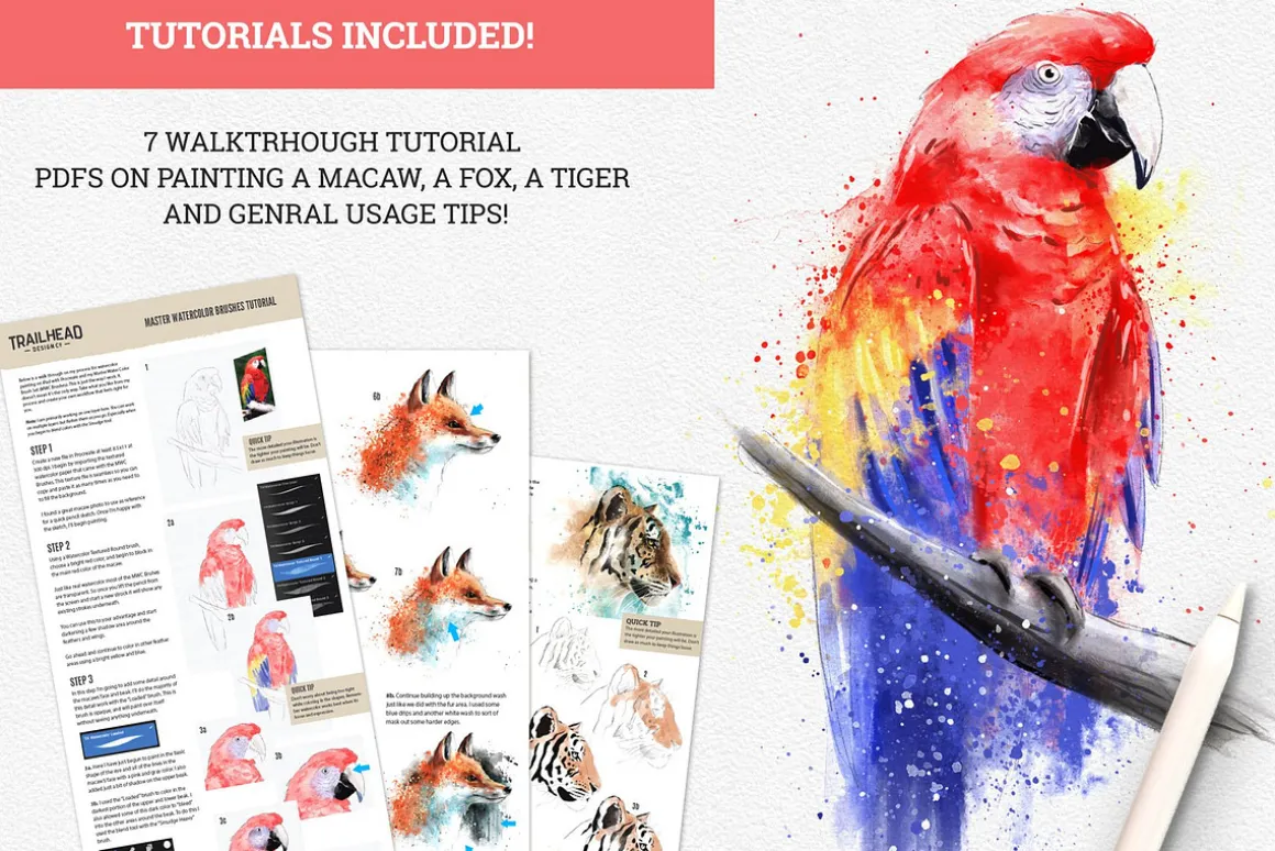 Master Watercolor Brushes - Ultimate