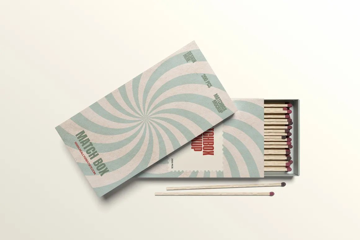 Match Box Mockup