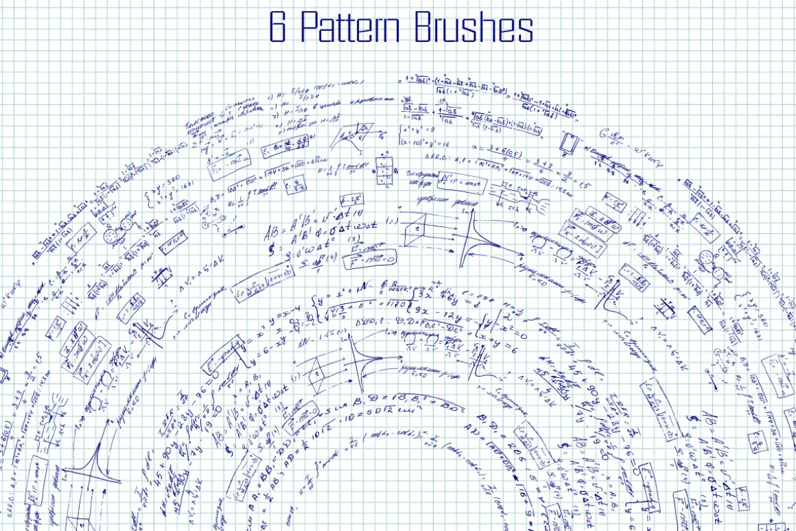 30 Mathematical Illustrator Brushes