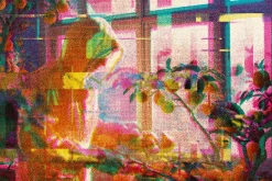 Matrix Halftone Glitch Photo Effect