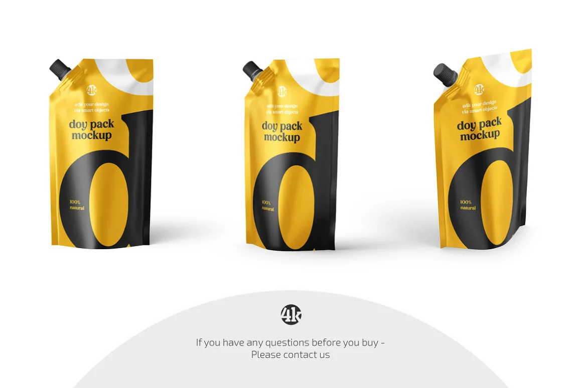 Matte Doy Pack Mockup Set