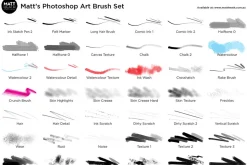 Matt's Photoshop Art Brush Set