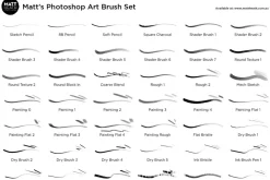 Matt's Photoshop Art Brush Set