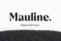 Mauline Display Serif Font