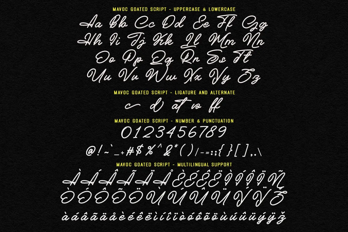 Mavoc Goated Script Sans Font Duo