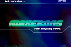 Maxerons - Y2K Font