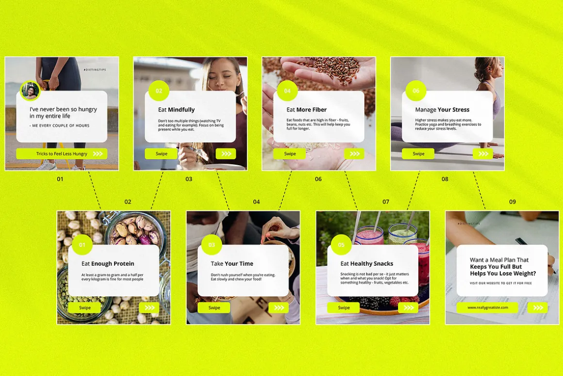 MAX Fitness Insta Carousel for CANVA