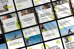 MAX Fitness Insta Carousel for CANVA