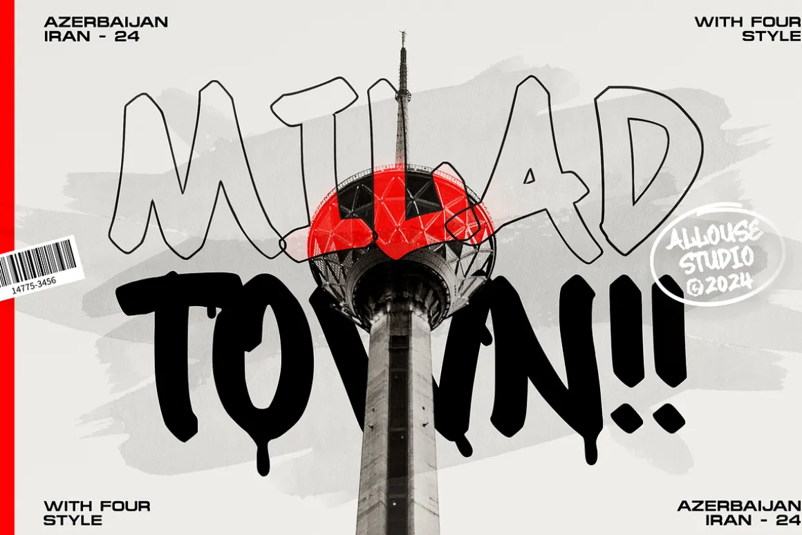 Maximback A Bold Graffiti Font