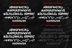 Maximback A Bold Graffiti Font