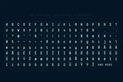 MBF World Mono - bold monospace font
