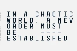 MBF World Mono - bold monospace font