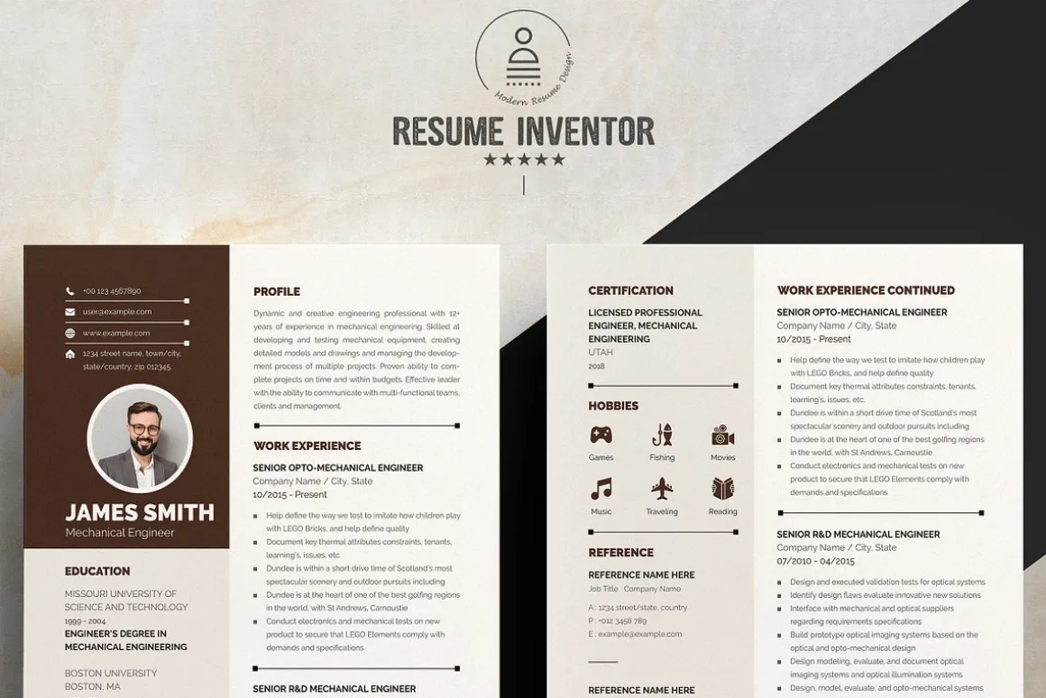 Mechanical Engineer CV Template
