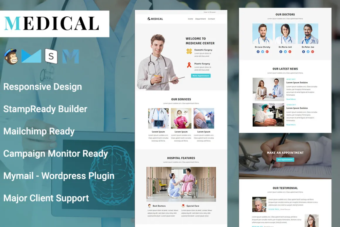Medical - Responsive Email Template