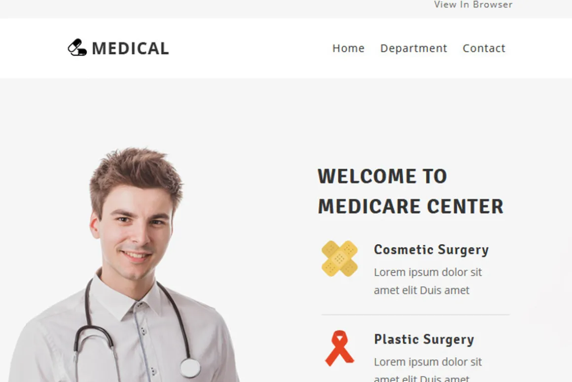 Medical - Responsive Email Template