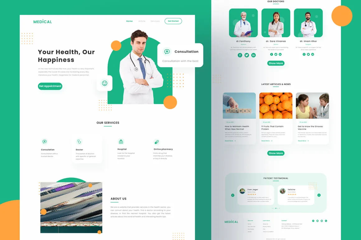 Medical - Medical Website Homepage