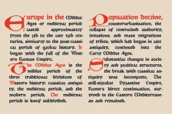 Medieval Grammar blackletter font