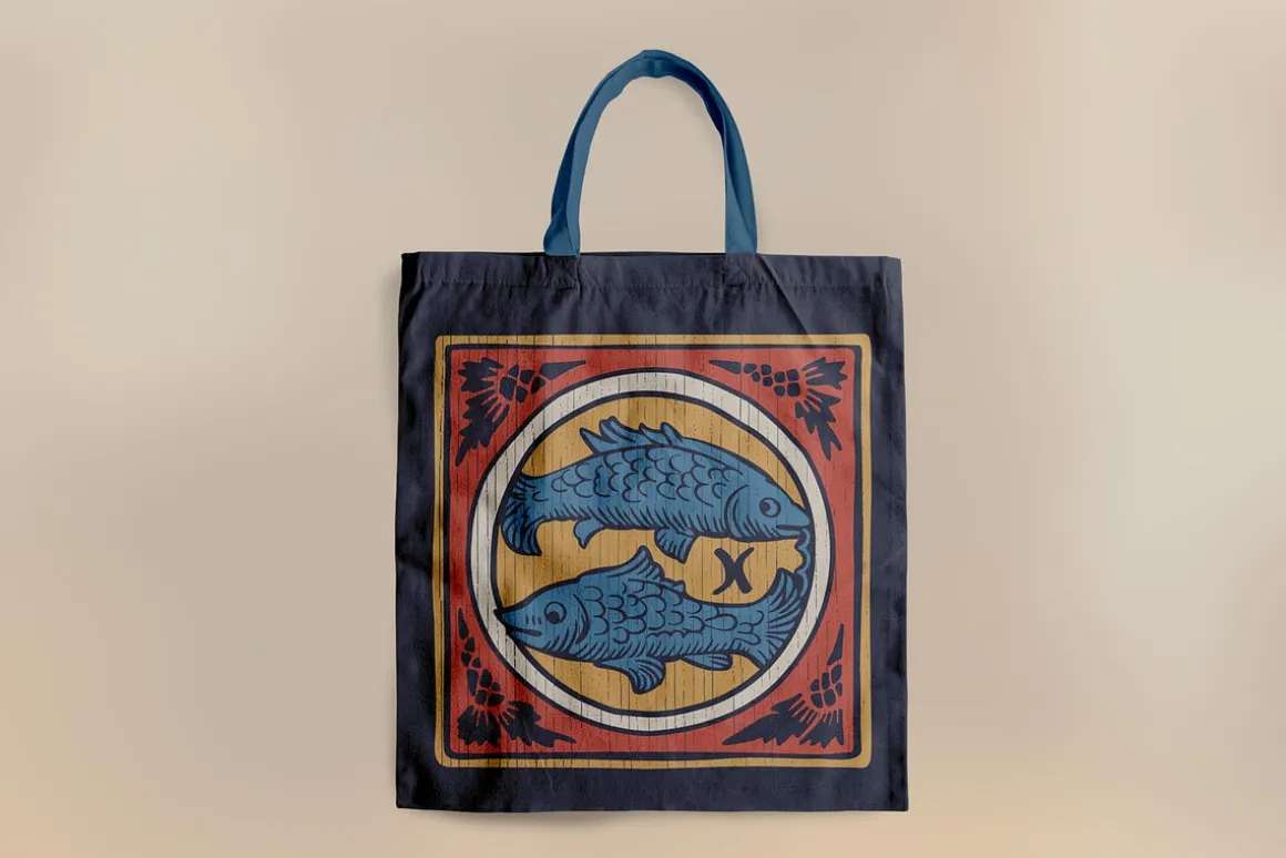 Medieval Zodiac Initials set