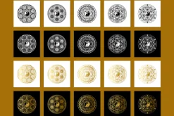 Meditation Mandala Symbols Set