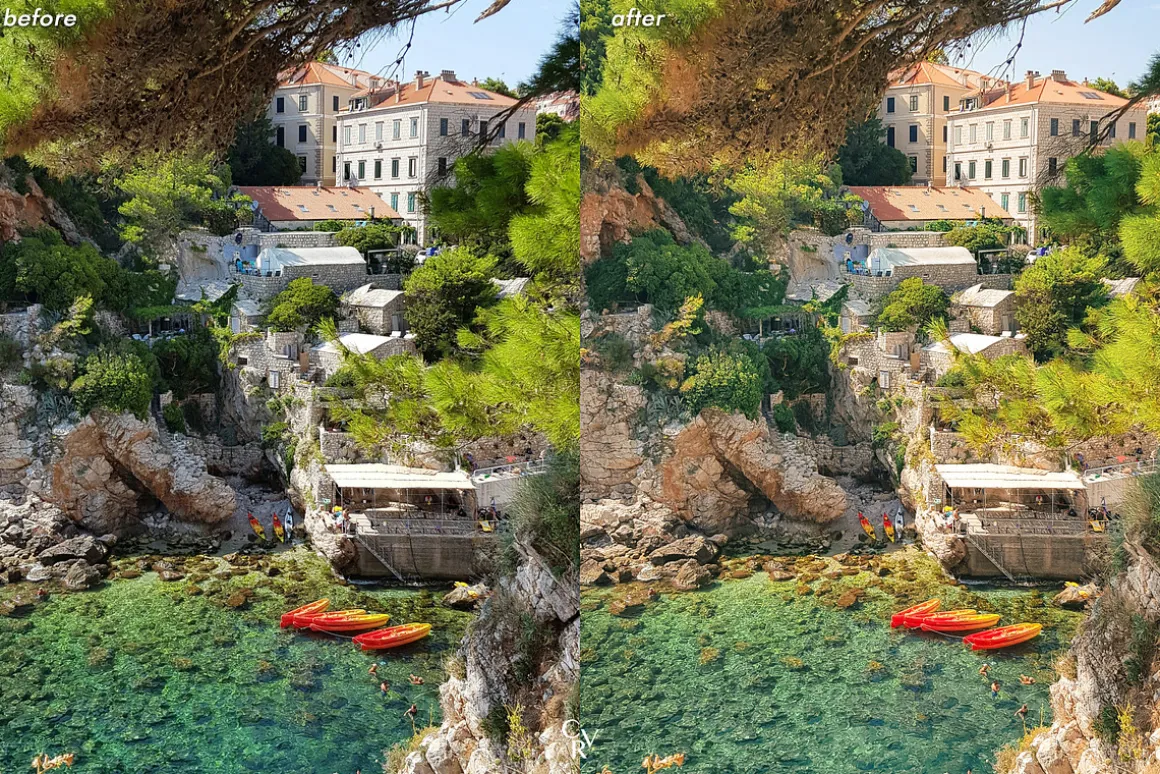 15 Mediterranean Lightroom Presets