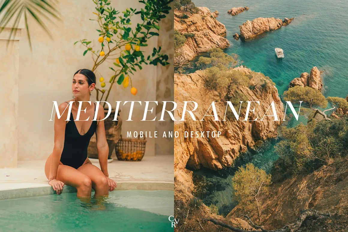 15 Mediterranean Lightroom Presets