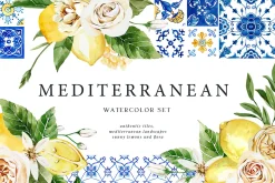 Mediterranean Watercolor Set