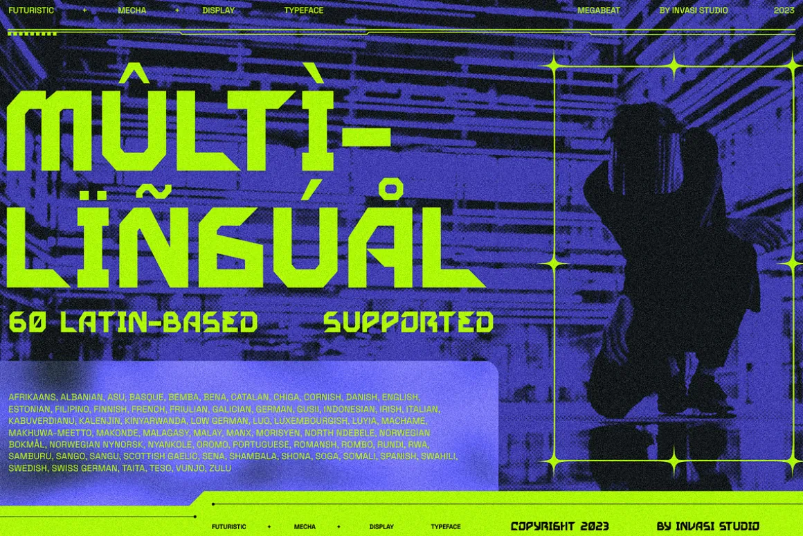 Megabeat - Retro Futurism Fonts