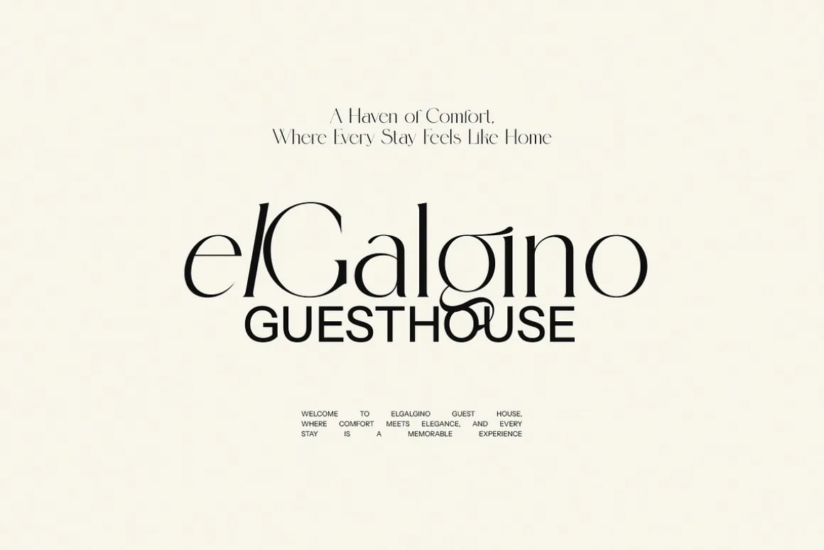 Mekgen Ligature Serif Font