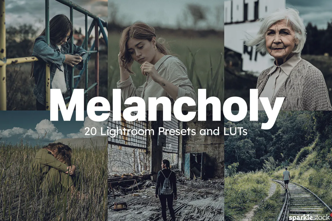 20 Melancholy Lightroom Presets LUTs