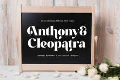Melody Cottage Modern Bold Serif