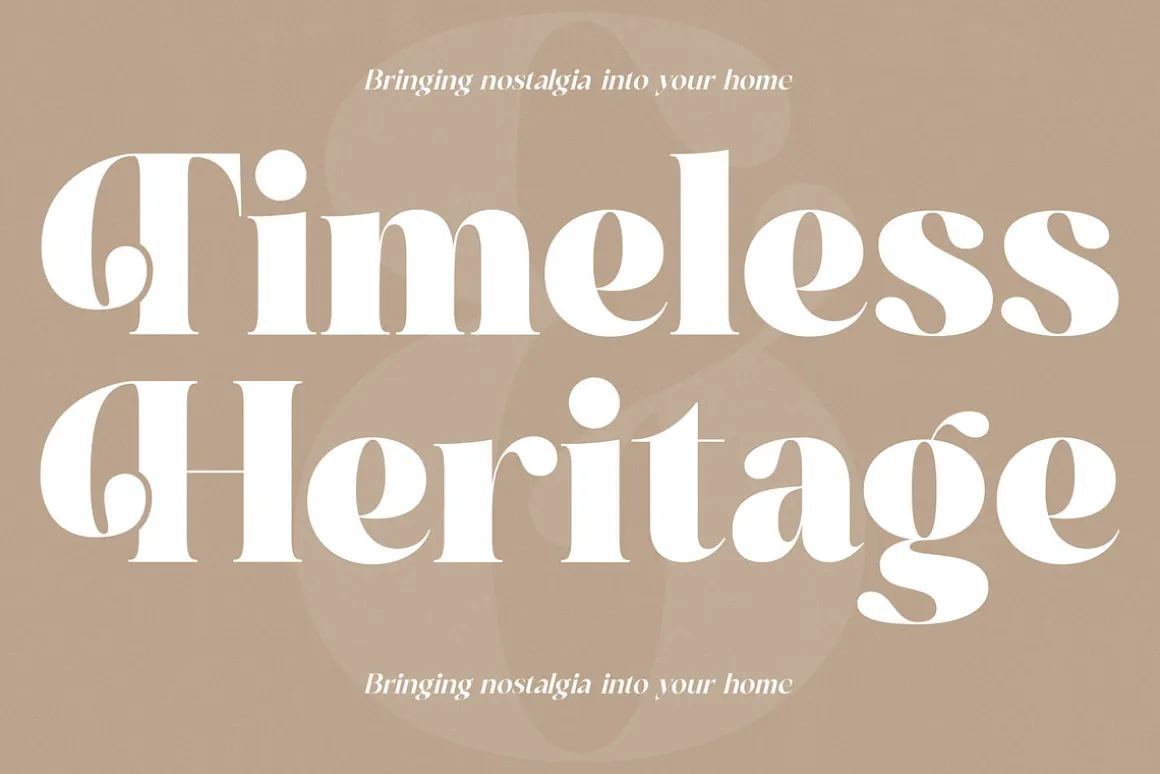 Melody Cottage Modern Bold Serif