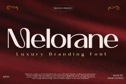Melorane Luxury Branding Font