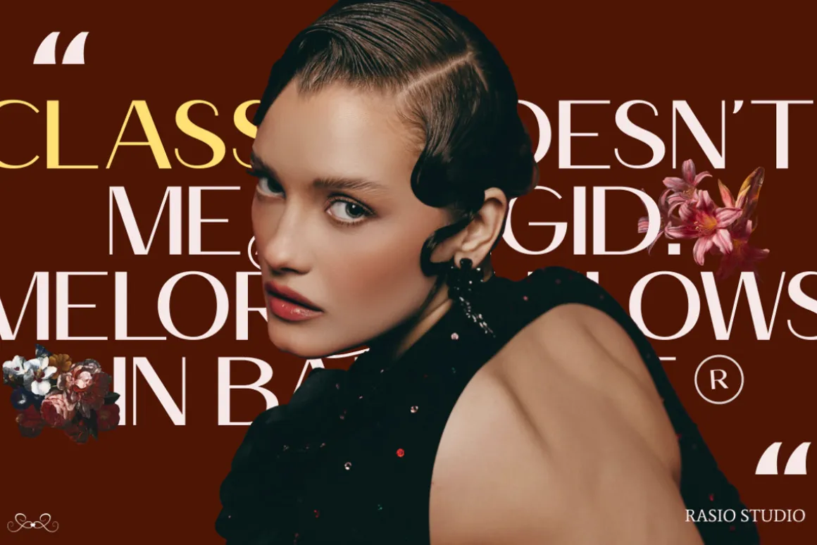 Melorane Luxury Branding Font