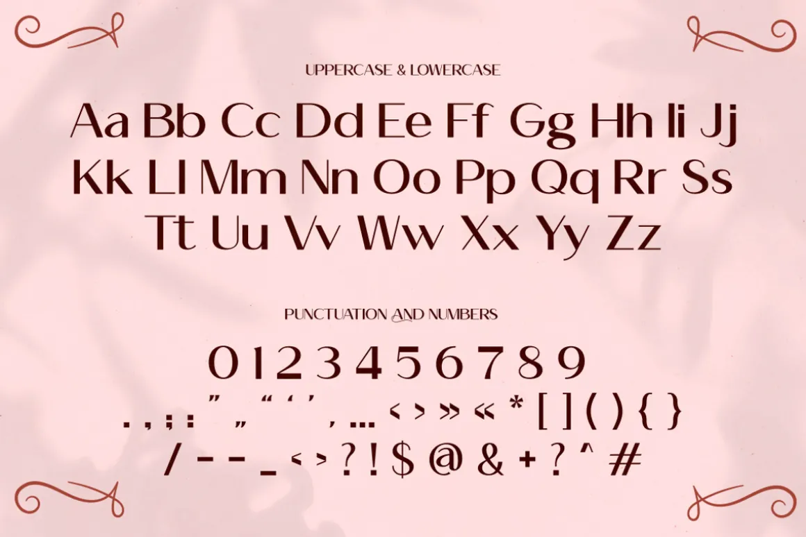 Melorane Luxury Branding Font