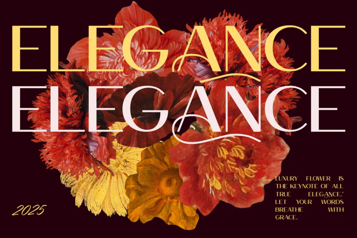 Melorane Luxury Branding Font