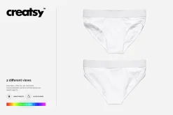 Men Briefs Mockup Set