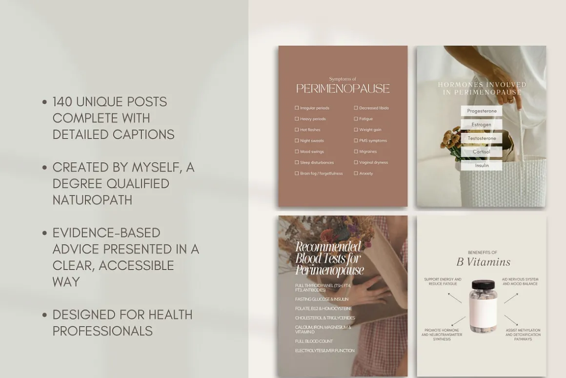 Menopause Instagram Posts Canva