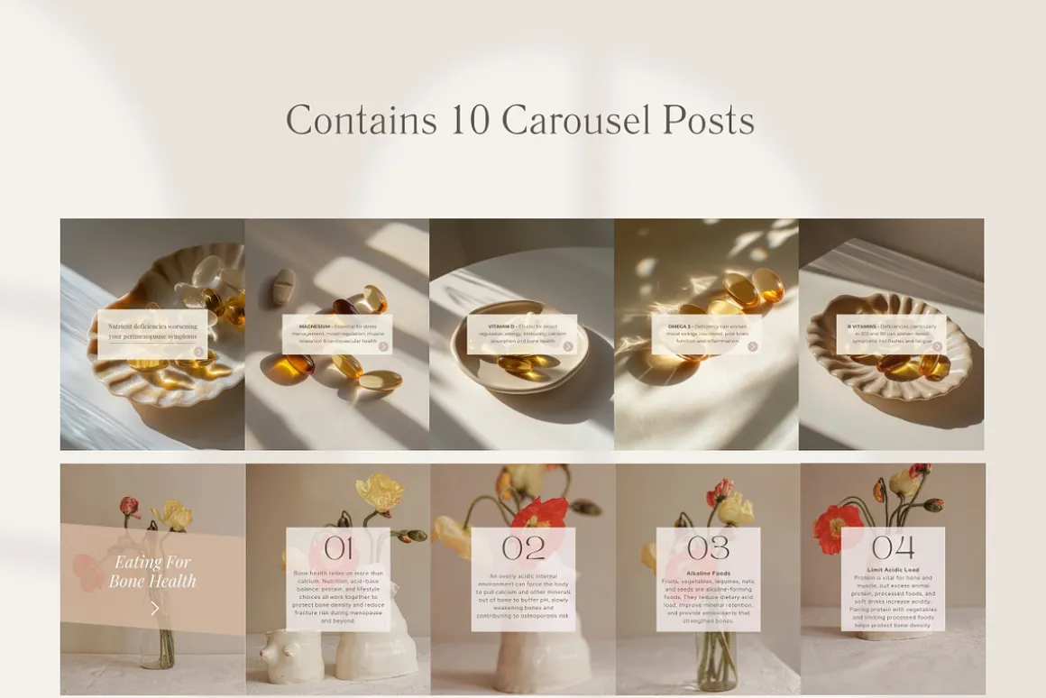 Menopause Instagram Posts Canva