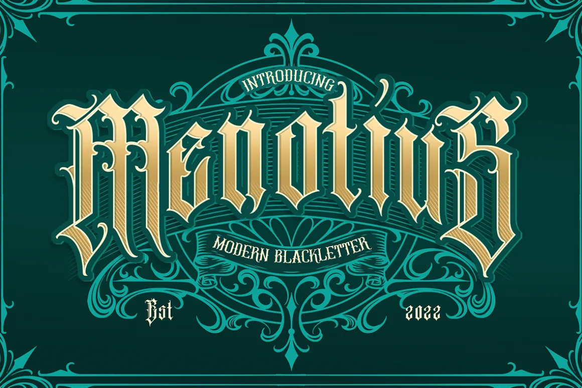 Menotius Modern Blackletters