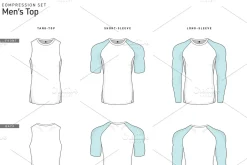 Men's Compression Vector Template