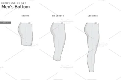 Men's Compression Vector Template