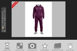 Men's Sport Suit Mockup