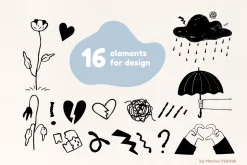 Mental Health Abstract Line Clipart