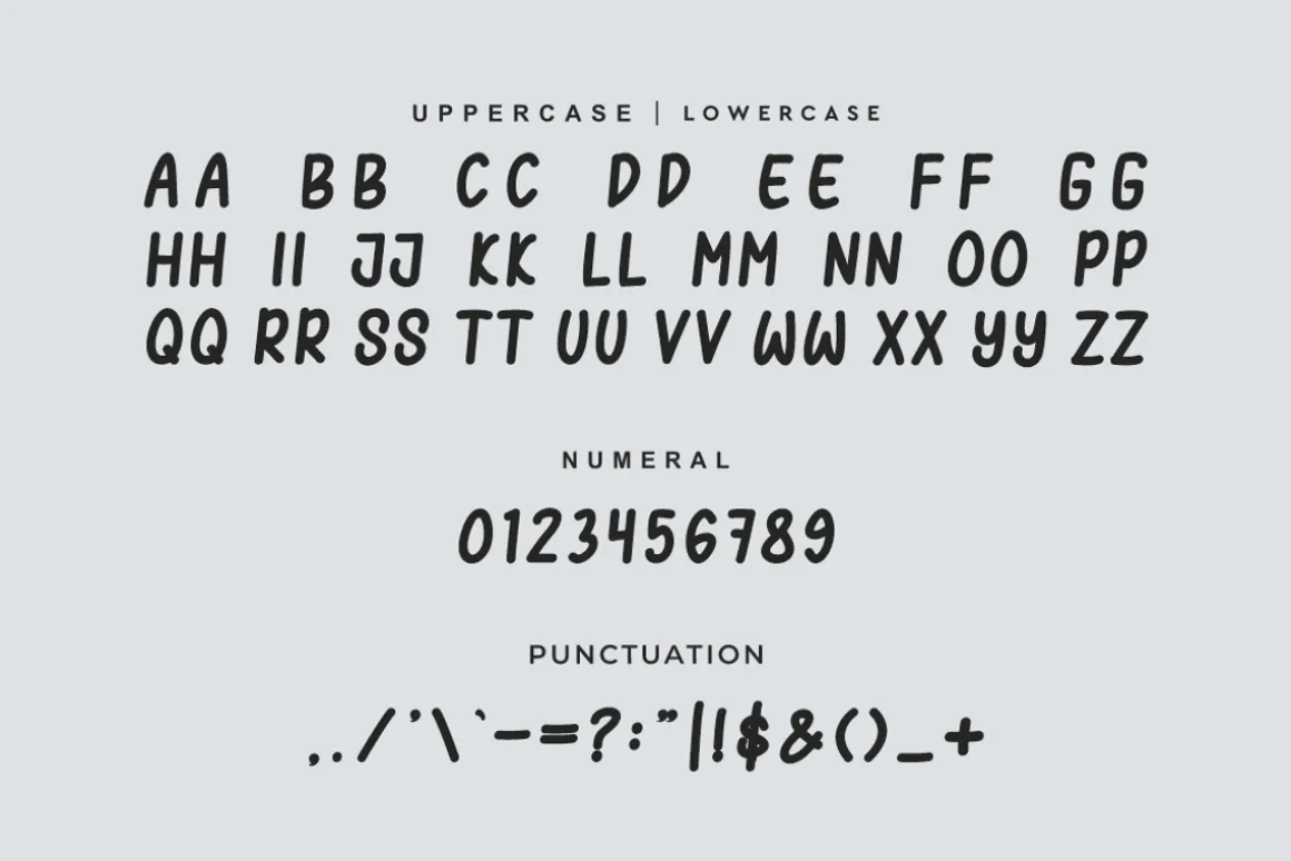Menuvar Chalko - Chalk & Marker Font