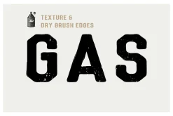 Merchant - Vintage Dry Brush Font